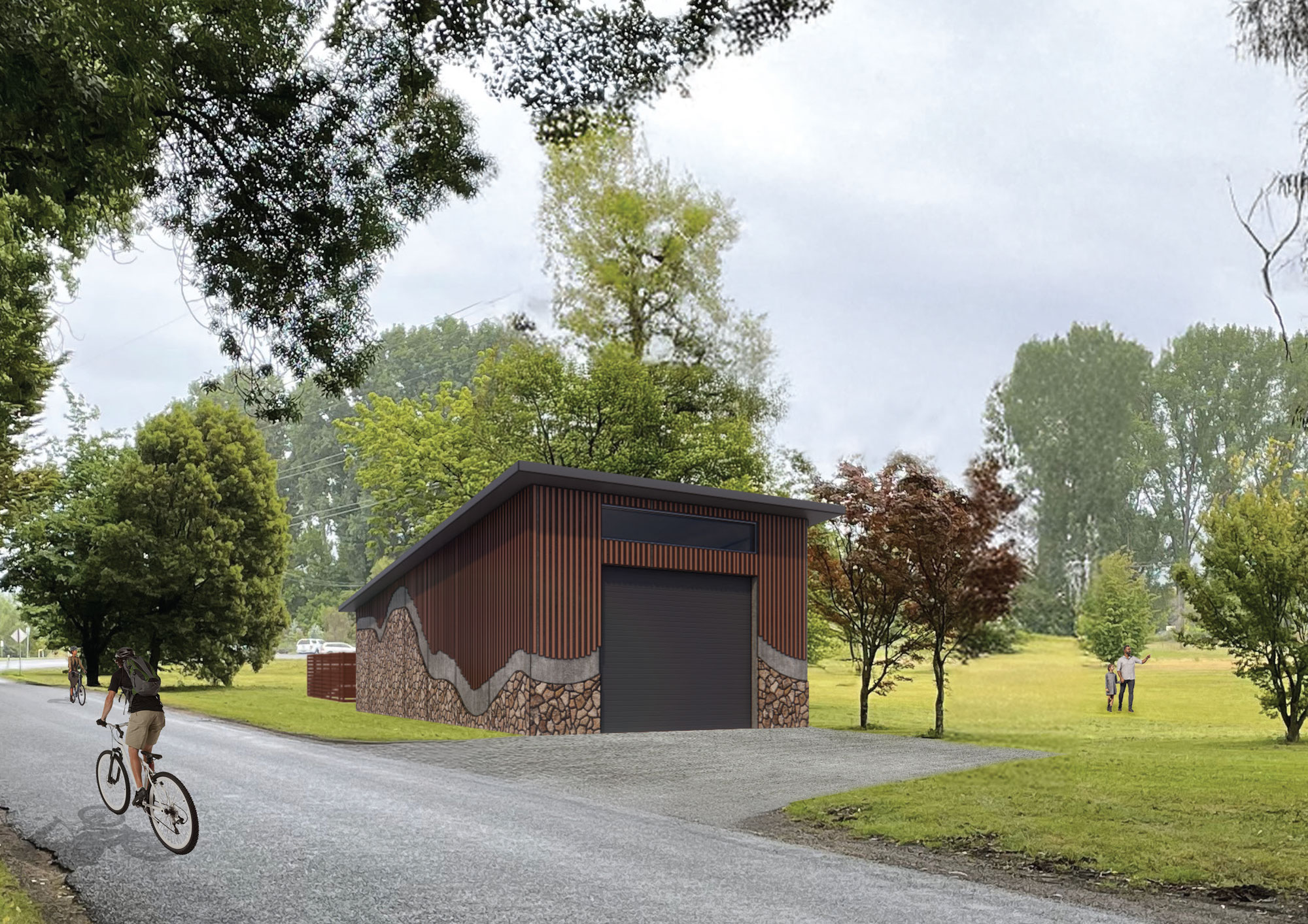 Option B - Design inspired by the Kiewa River