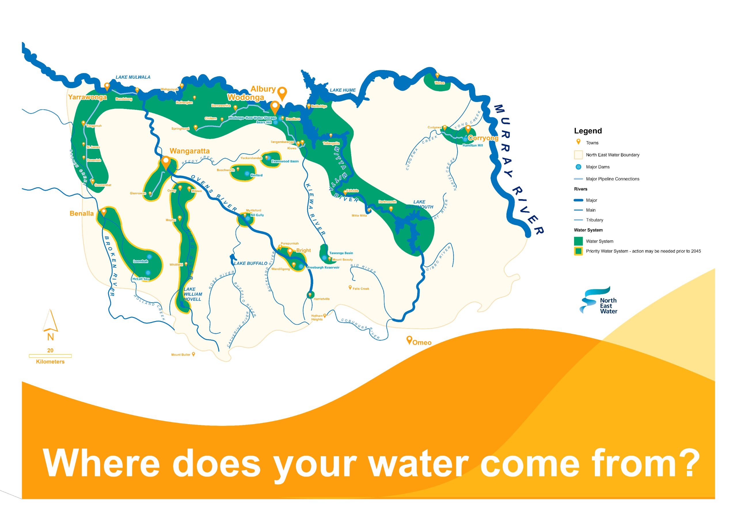Where our water comes from.