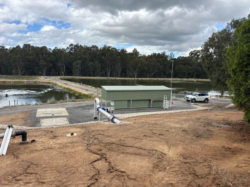 Baranduda WWTP lagoon