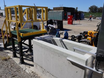 ​Truck unloading point 