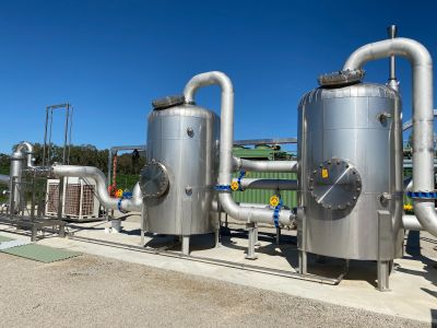 Biogas conditioning