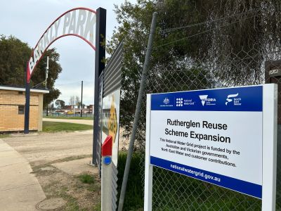 Barkly Park project sign